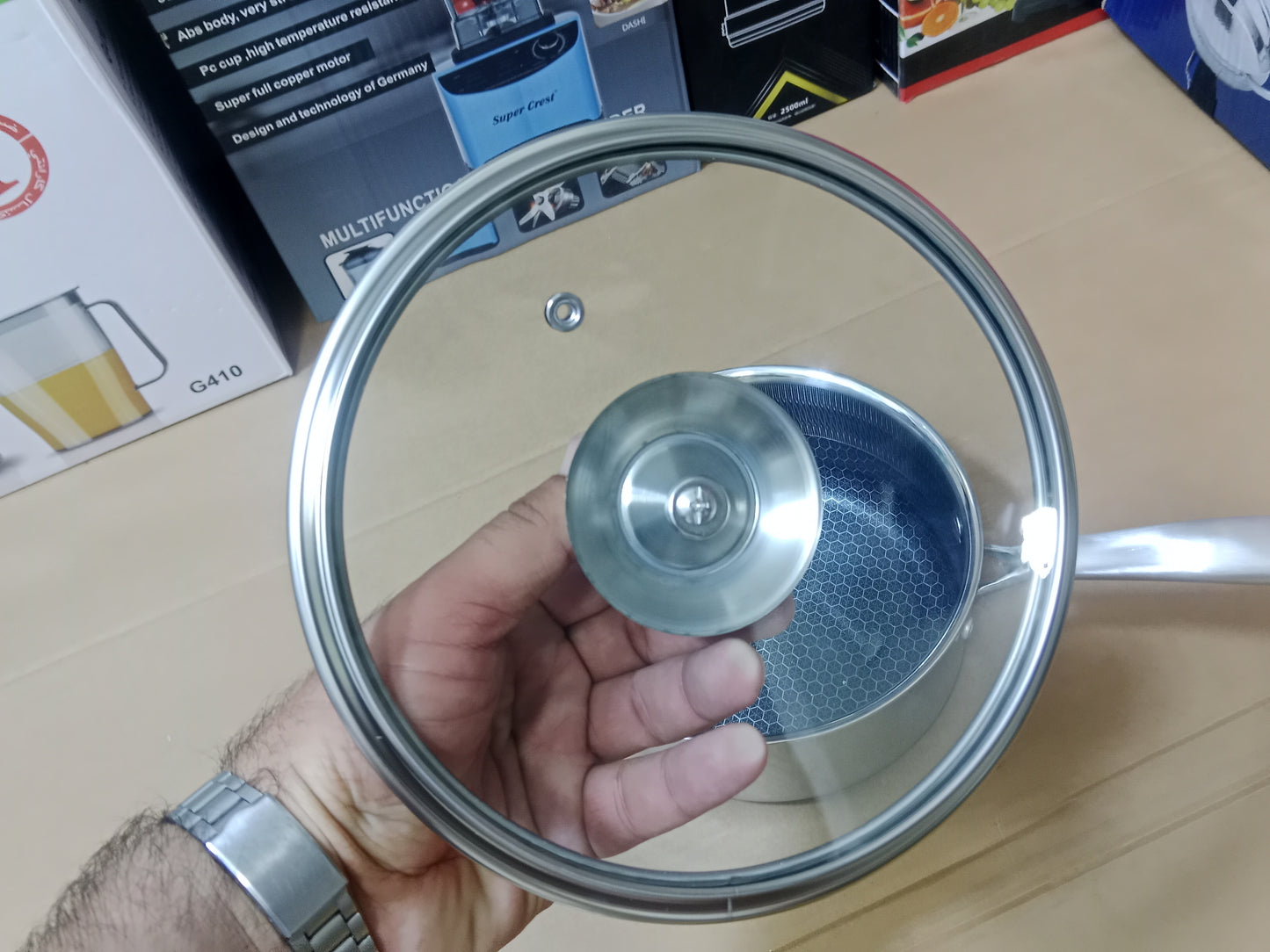 Laser Coated Honeycomb SaucePan