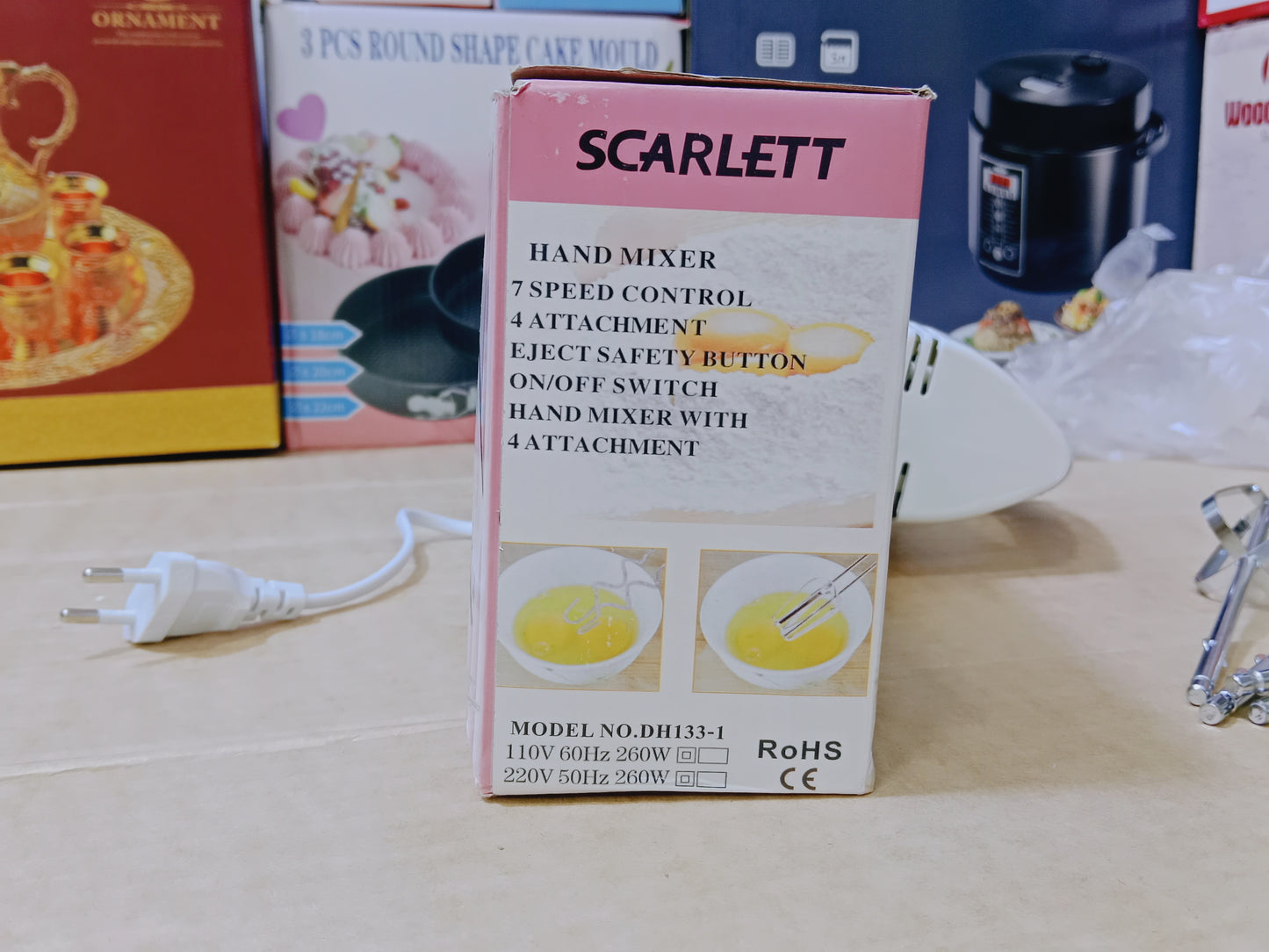 Scarlet super hand mixer