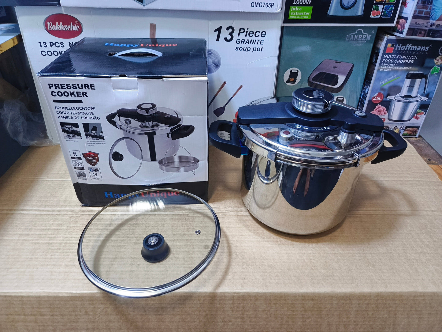9L 2 in 1 Pressure Cooker Stainless steel