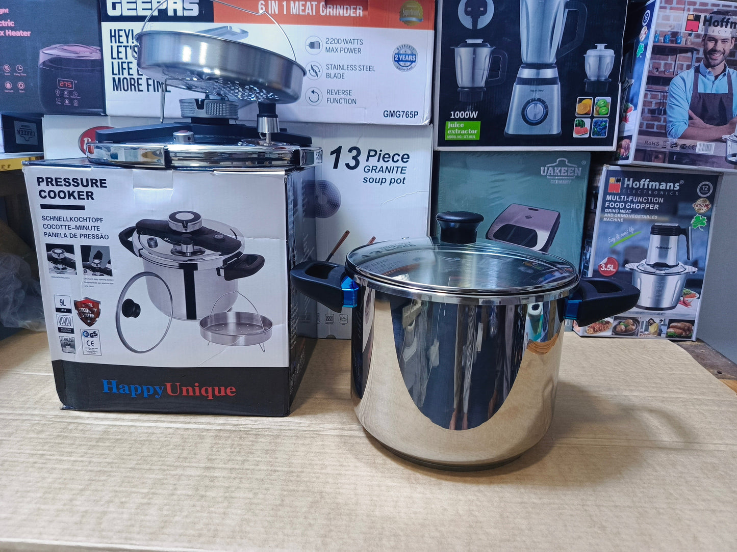 9L 2 in 1 Pressure Cooker Stainless steel