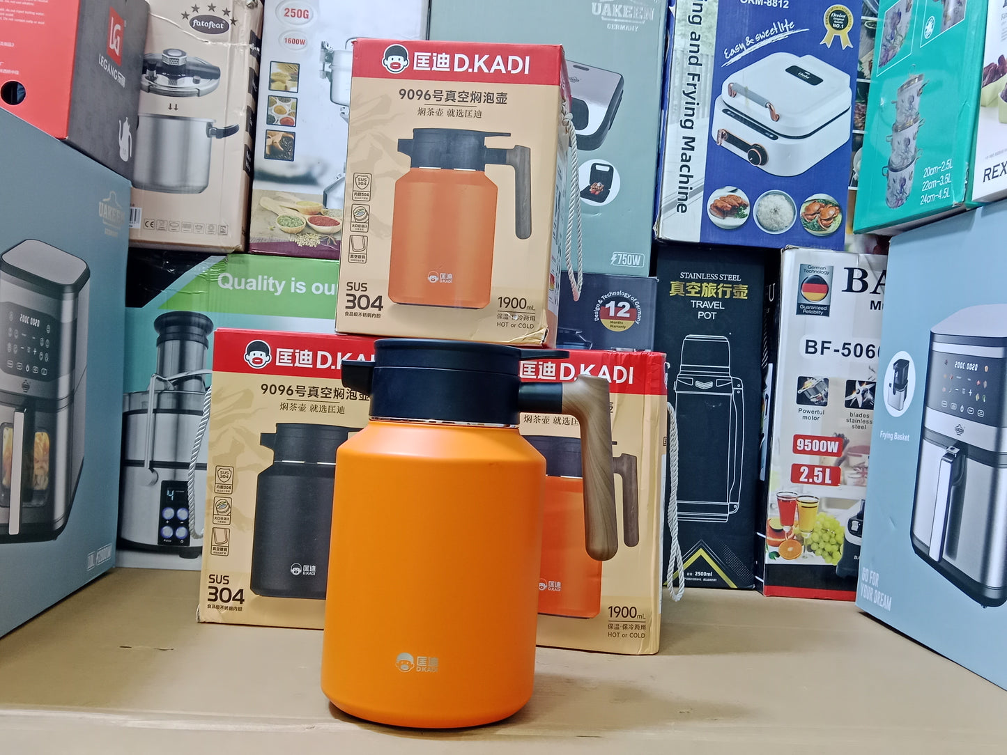 D.KADI Vacuum TEA/Stewing Pot 9096 1900mL