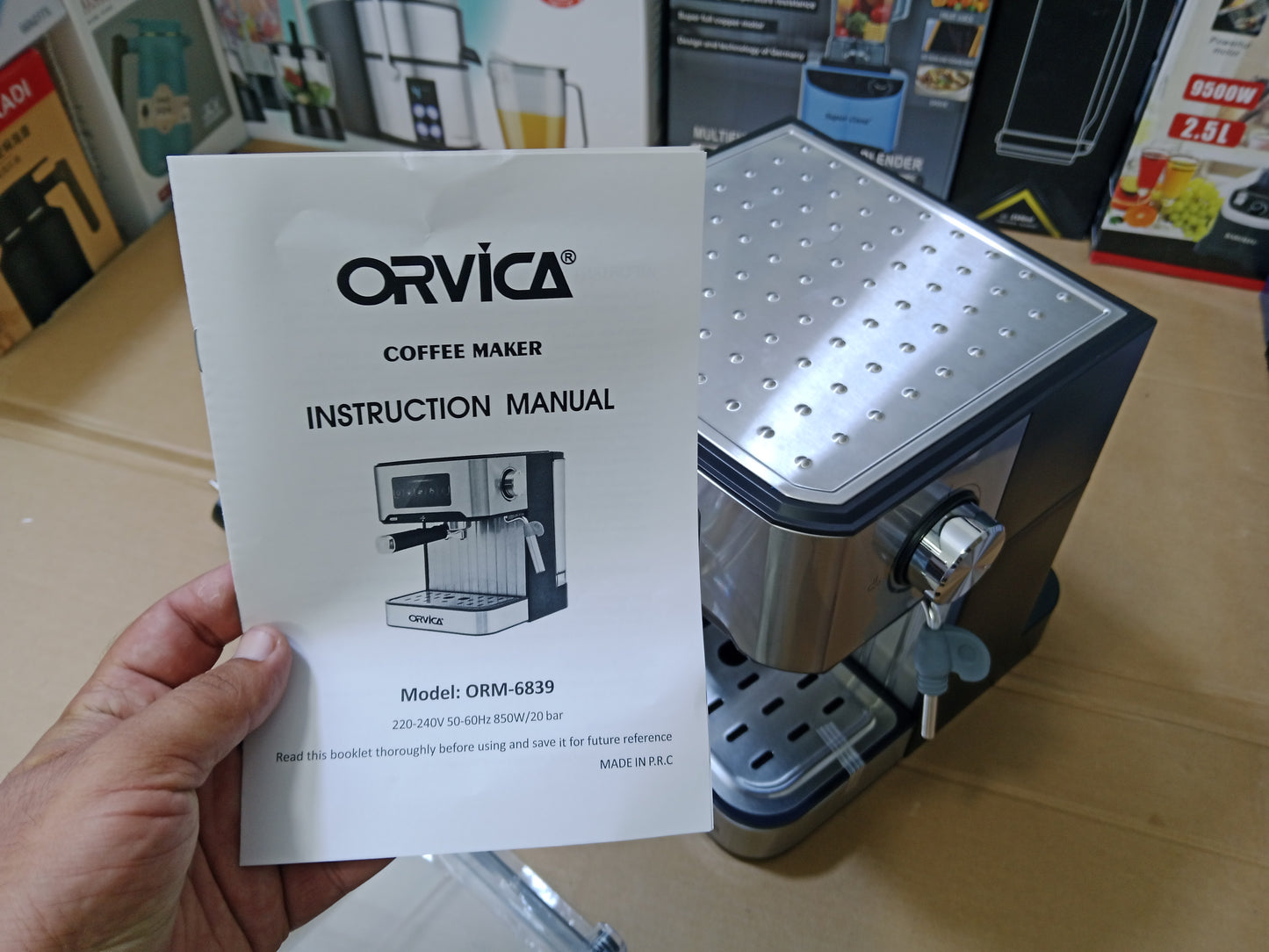 ORVICA Espresso Coffee Maker ORM-6839 20BAR