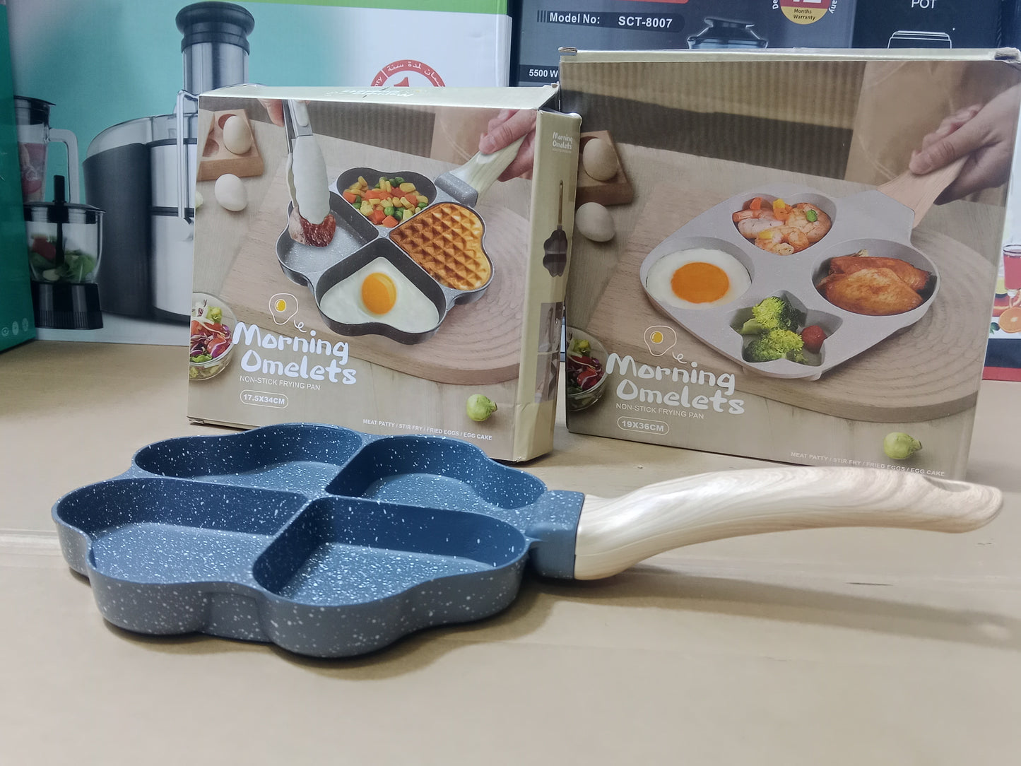 Morning Omelets Non-stick granite Frying Pan 17.5×34cm