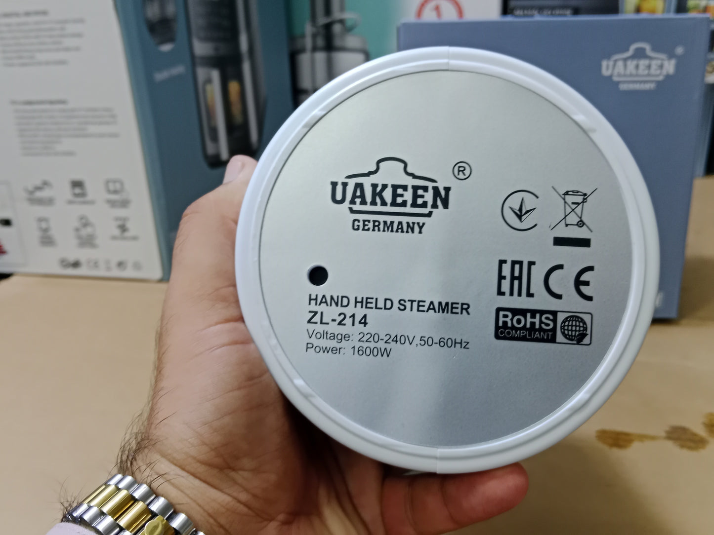 UAKEEN Germany Handleheld Steamer+ Kettle for Boiling ZL-214
