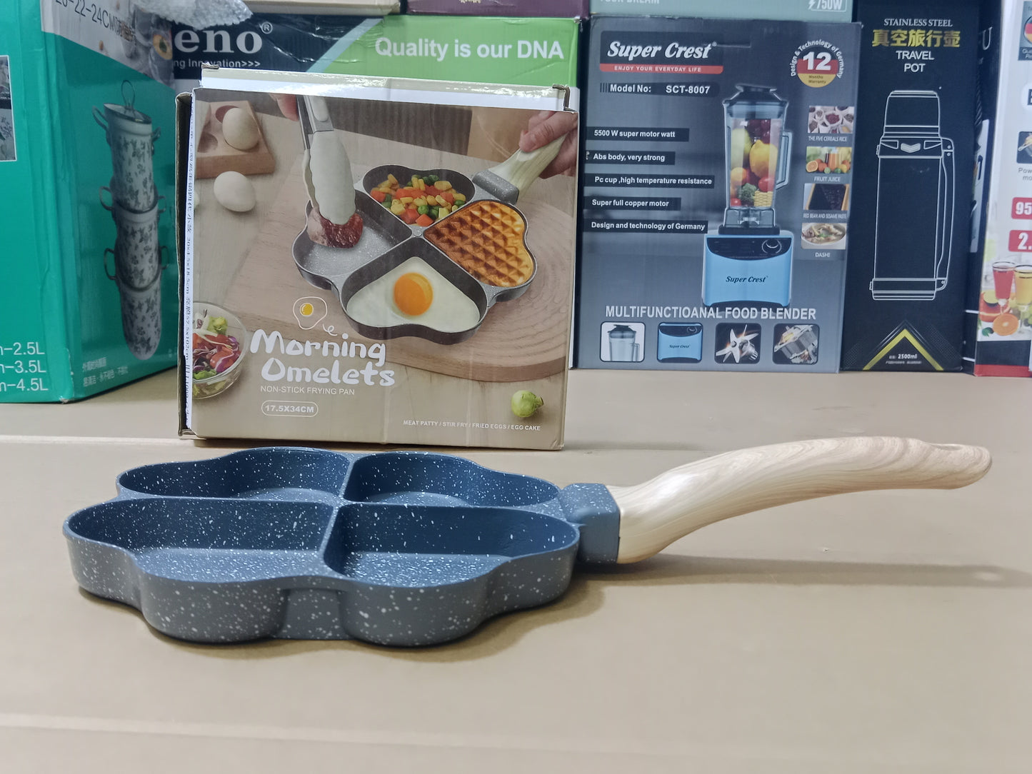 Morning Omelets Non-stick granite Frying Pan 17.5×34cm