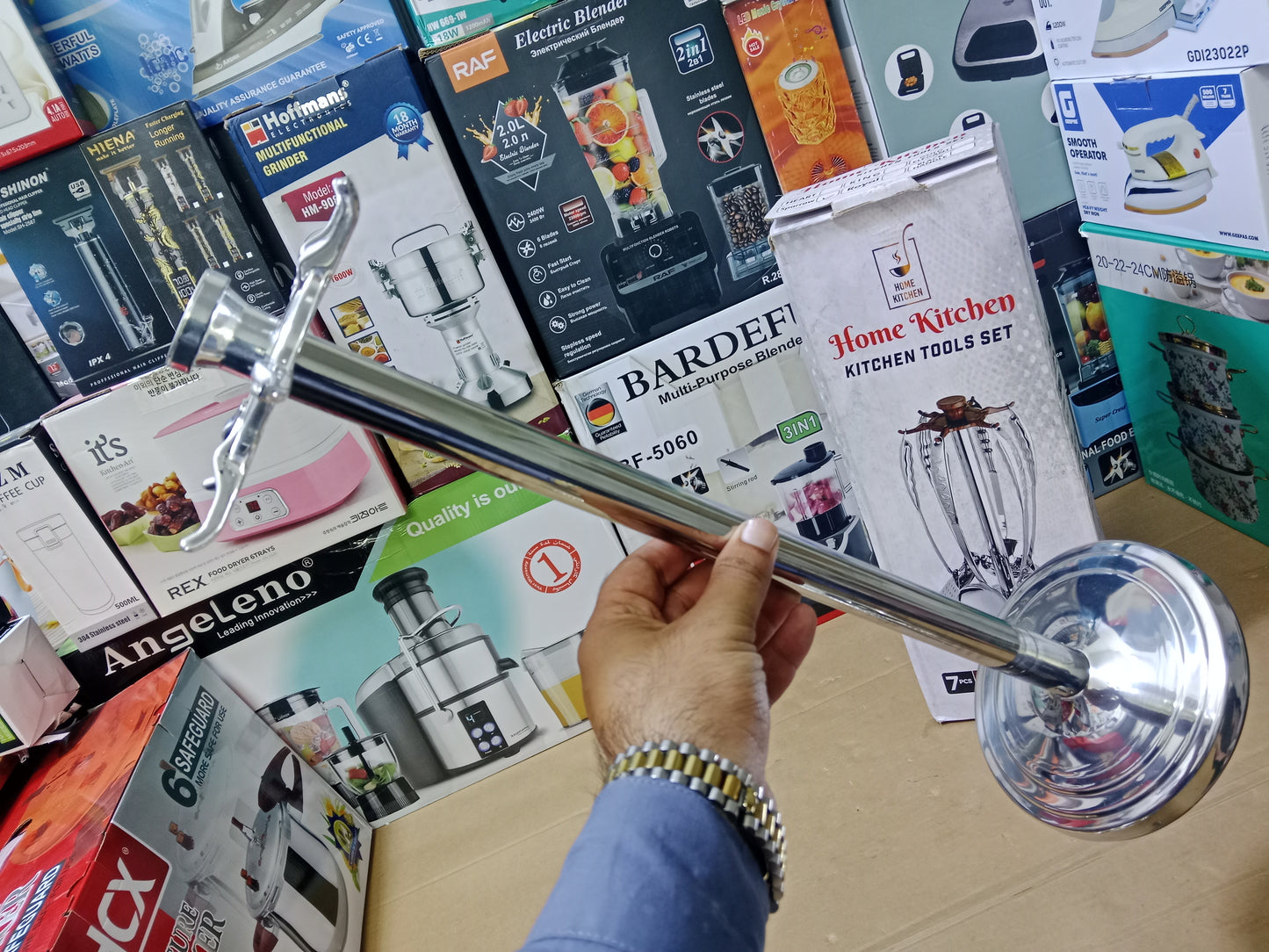 Stainless steel Kitchen Tool Set 7pcs Size 17"