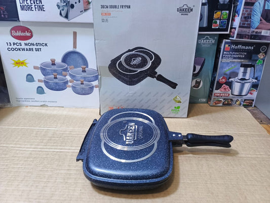 UAKEEN Original 36cm Double Fry Pan