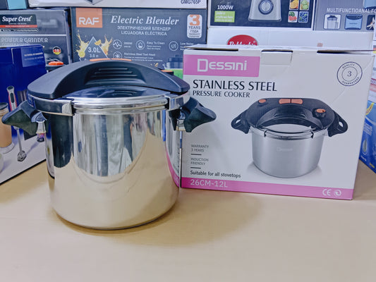 Dessini stainless steel pressure cooker