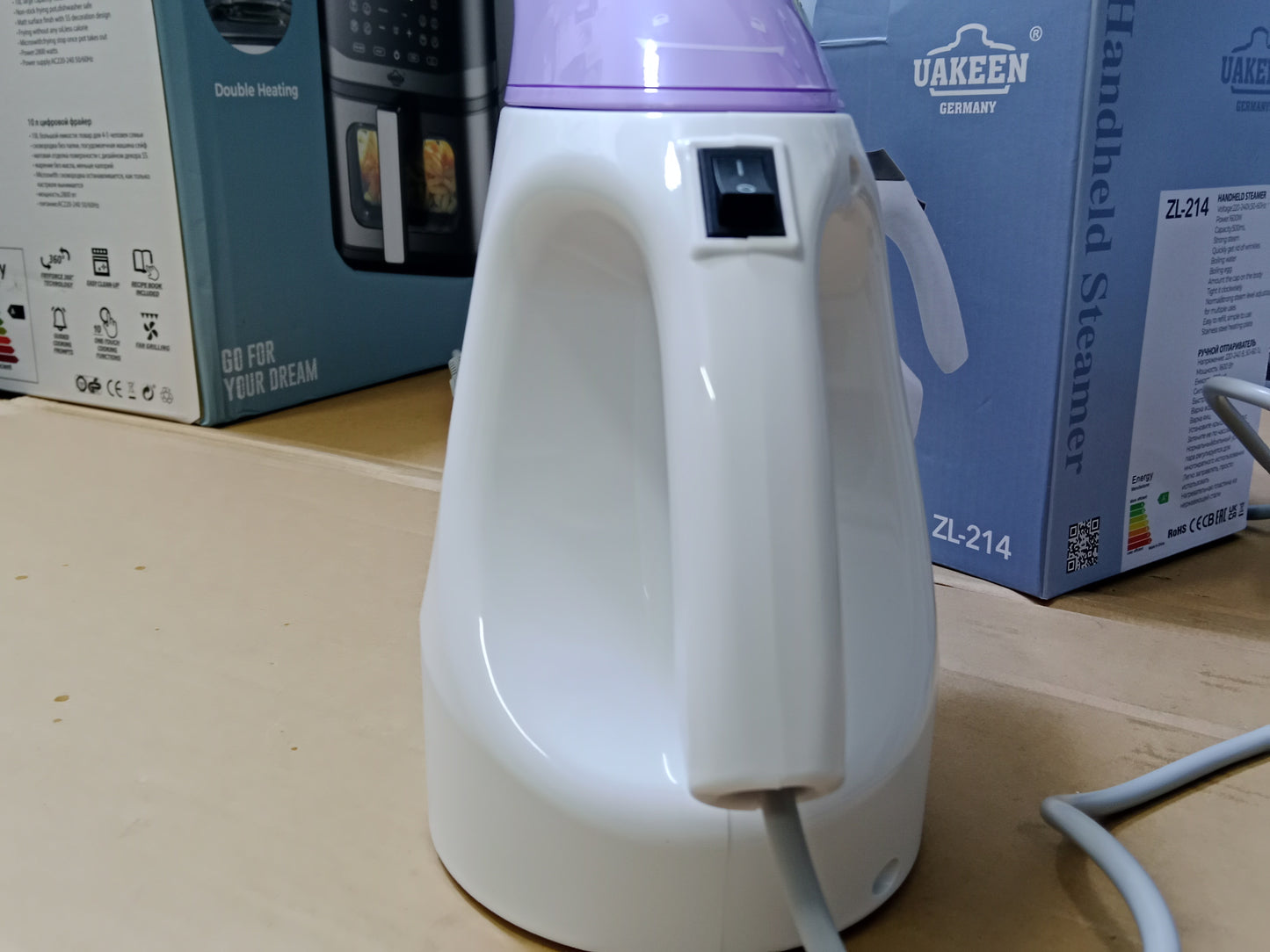 UAKEEN Germany Handleheld Steamer+ Kettle for Boiling ZL-214