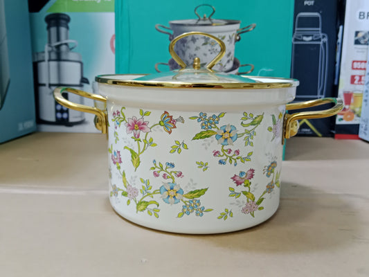 Enamel coating cookware set 3 sizes 20cm/22cm/24cm