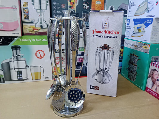 Stainless steel Kitchen Tool Set 7pcs Size 17"