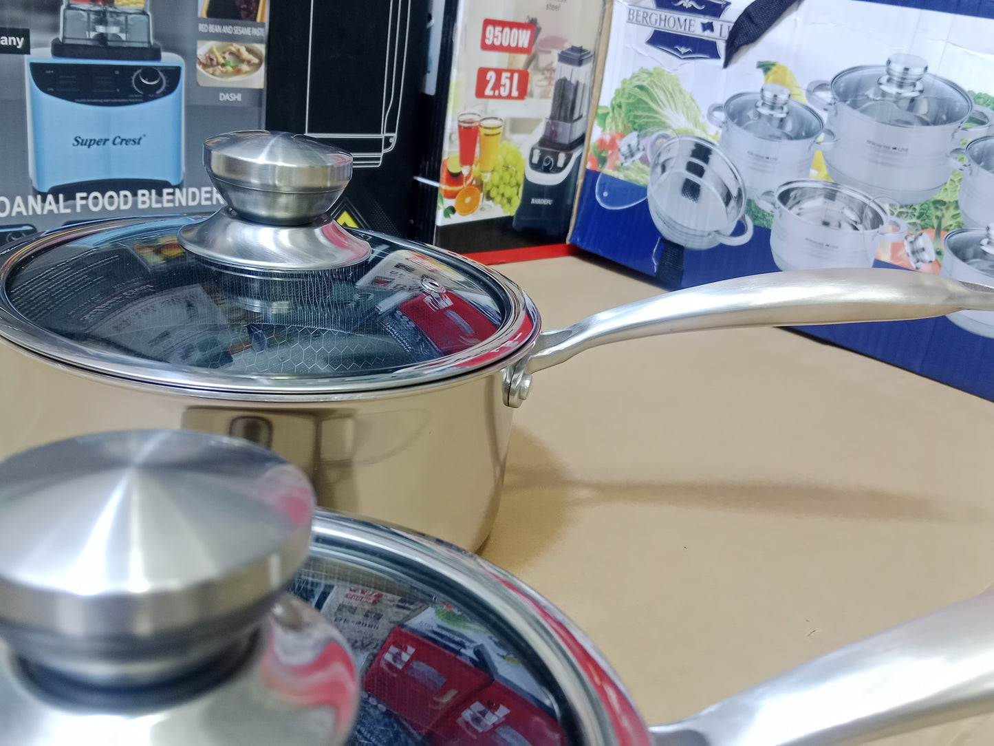 Laser Coated Honeycomb SaucePan