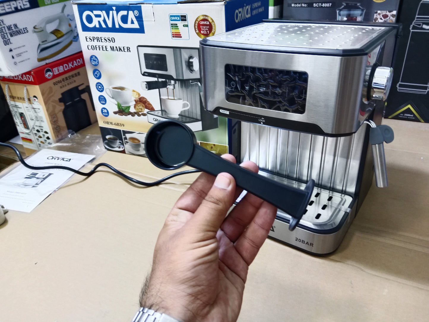 ORVICA Espresso Coffee Maker ORM-6839 20BAR