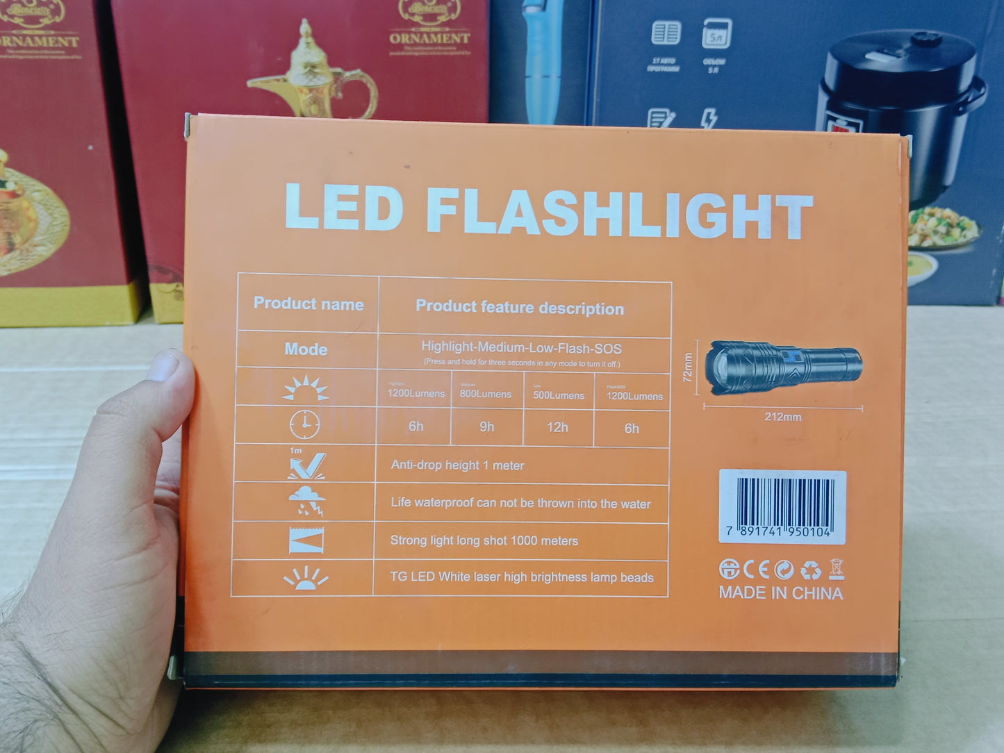 YEMAO LED FLASHLIGHT YM-G501