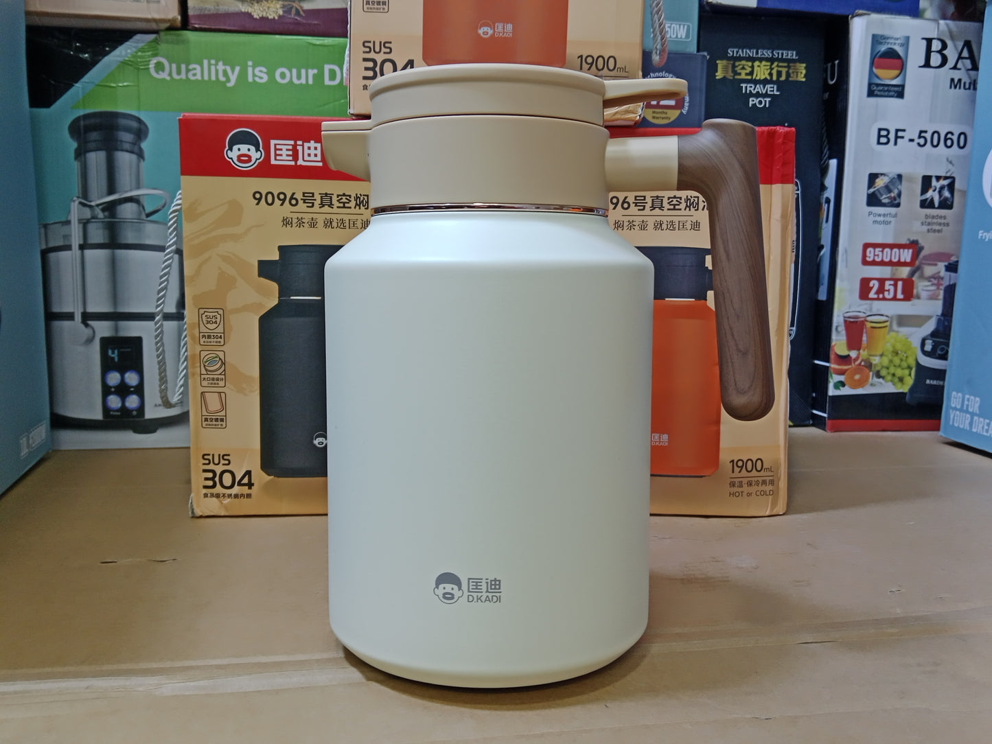 D.KADI Vacuum TEA/Stewing Pot 9096 1900mL