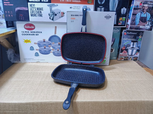 UAKEEN Original 36cm Double Fry Pan