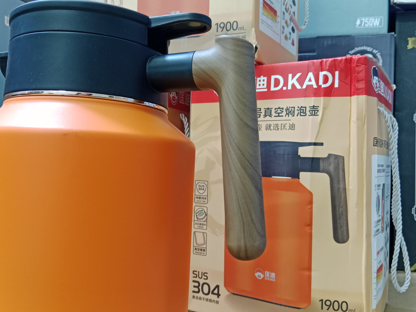 D.KADI Vacuum TEA/Stewing Pot 9096 1900mL
