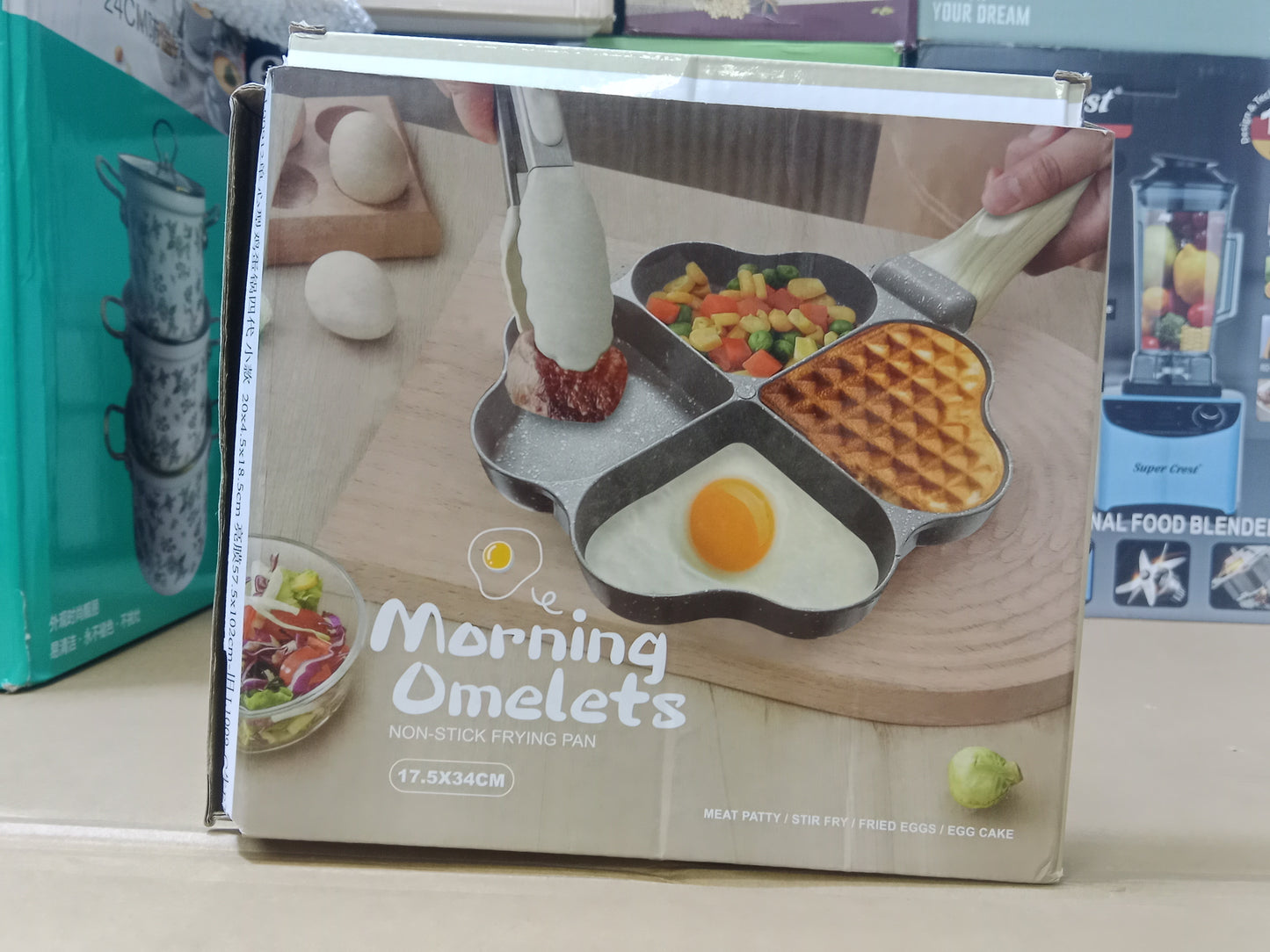 Morning Omelets Non-stick granite Frying Pan 17.5×34cm