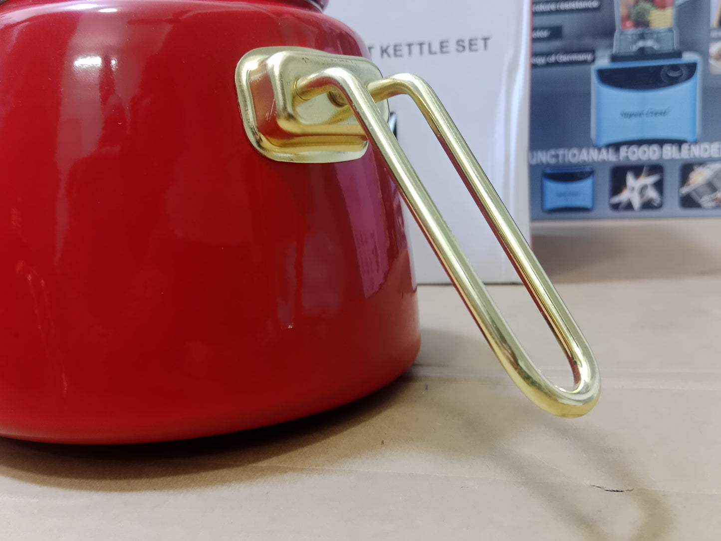 Turkish GuzelEmaye 2pcs Enamel Teapot kettle 1000ml and 2100ml