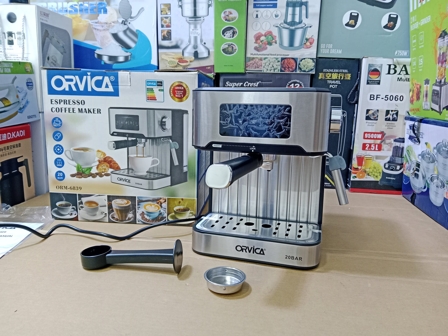 ORVICA Espresso Coffee Maker ORM-6839 20BAR