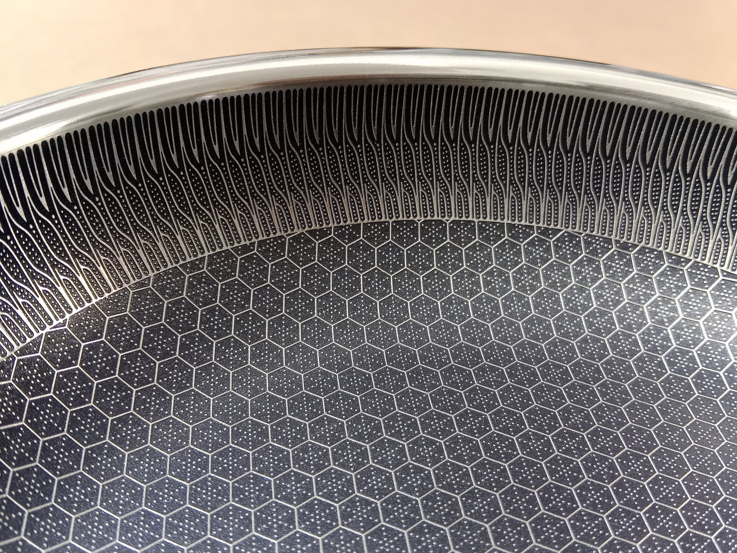 Laser Coated Honeycomb Frypan