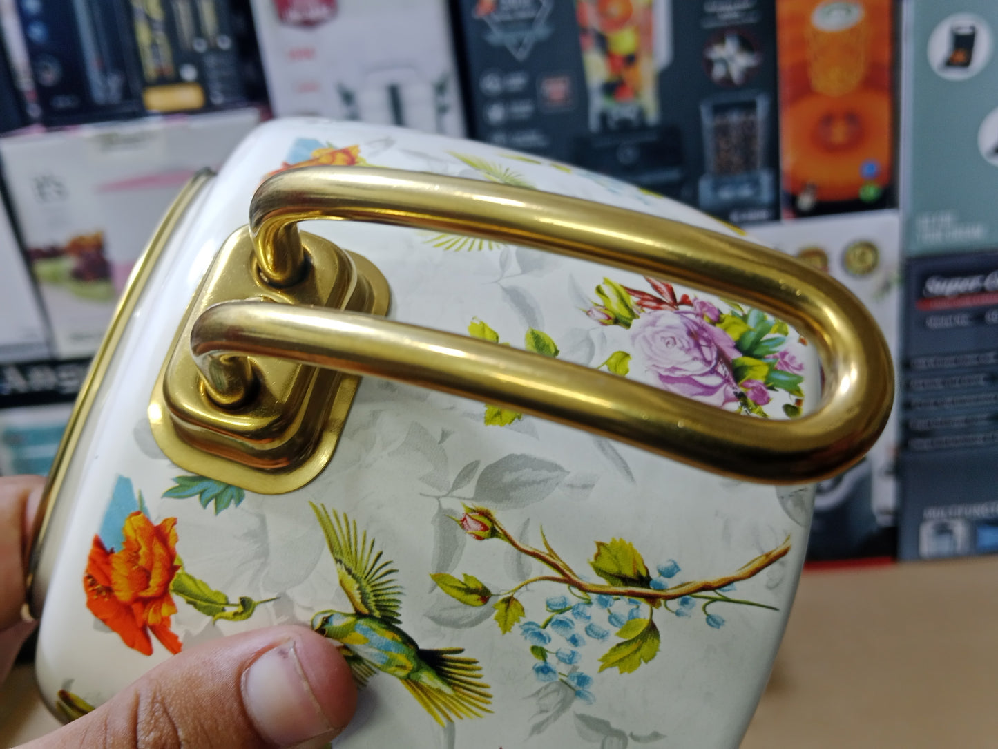 Stylish Enamel Teapot/Kettle 2 pieces