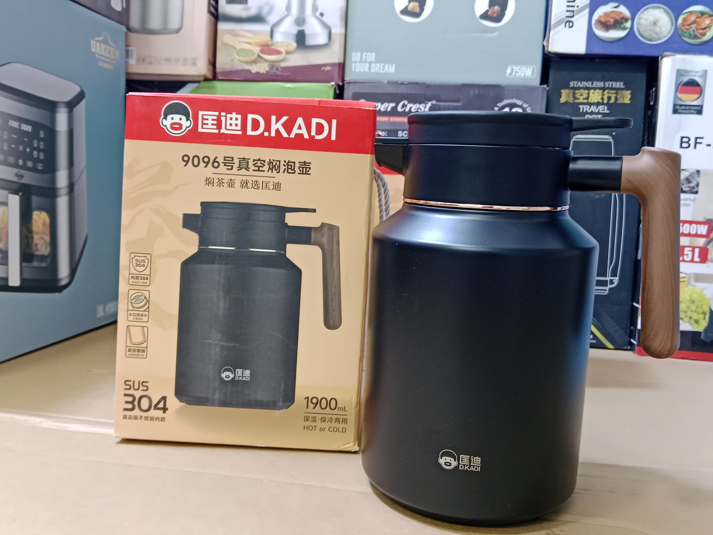 D.KADI Vacuum TEA/Stewing Pot 9096 1900mL