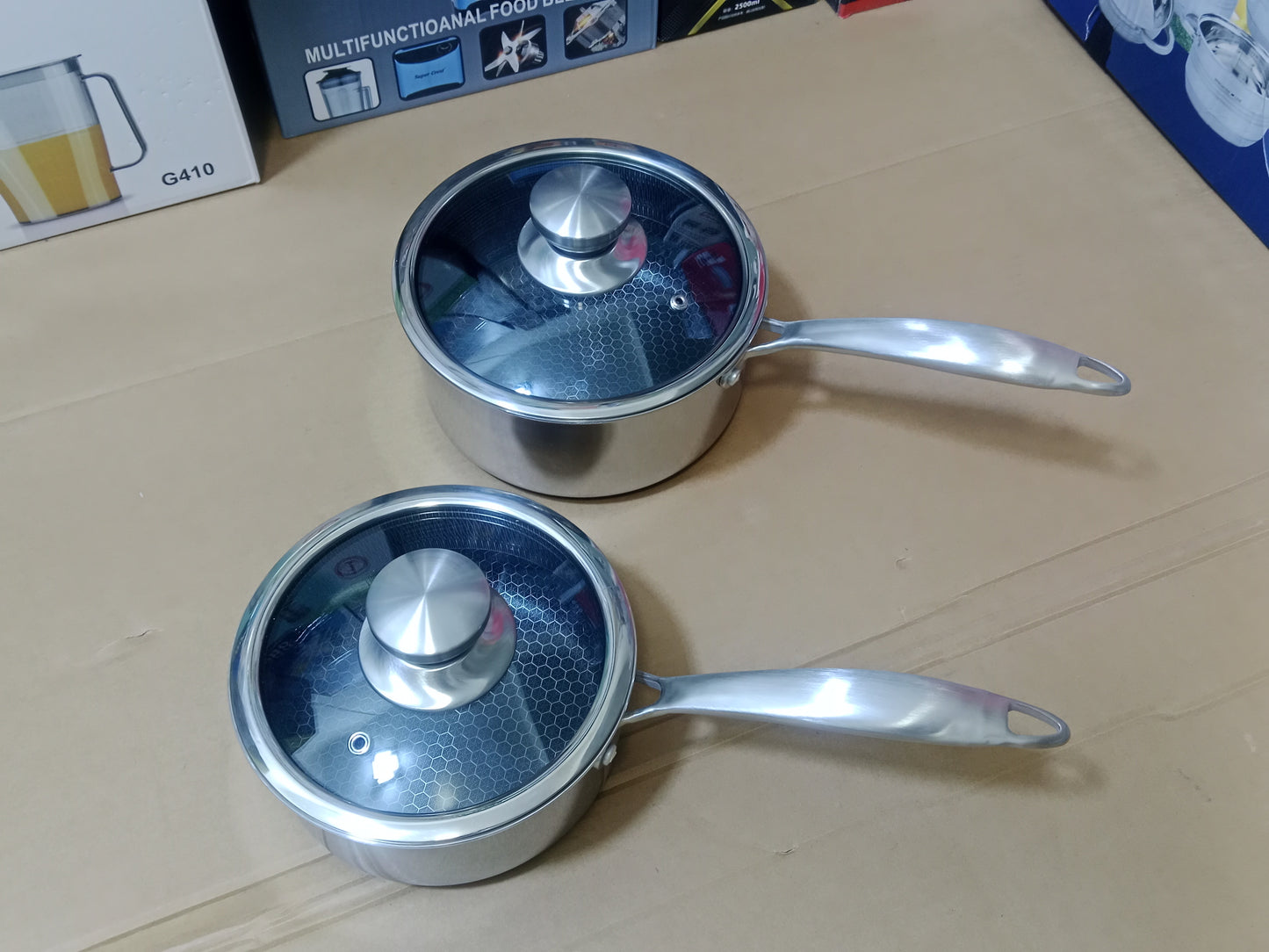 Laser Coated Honeycomb SaucePan