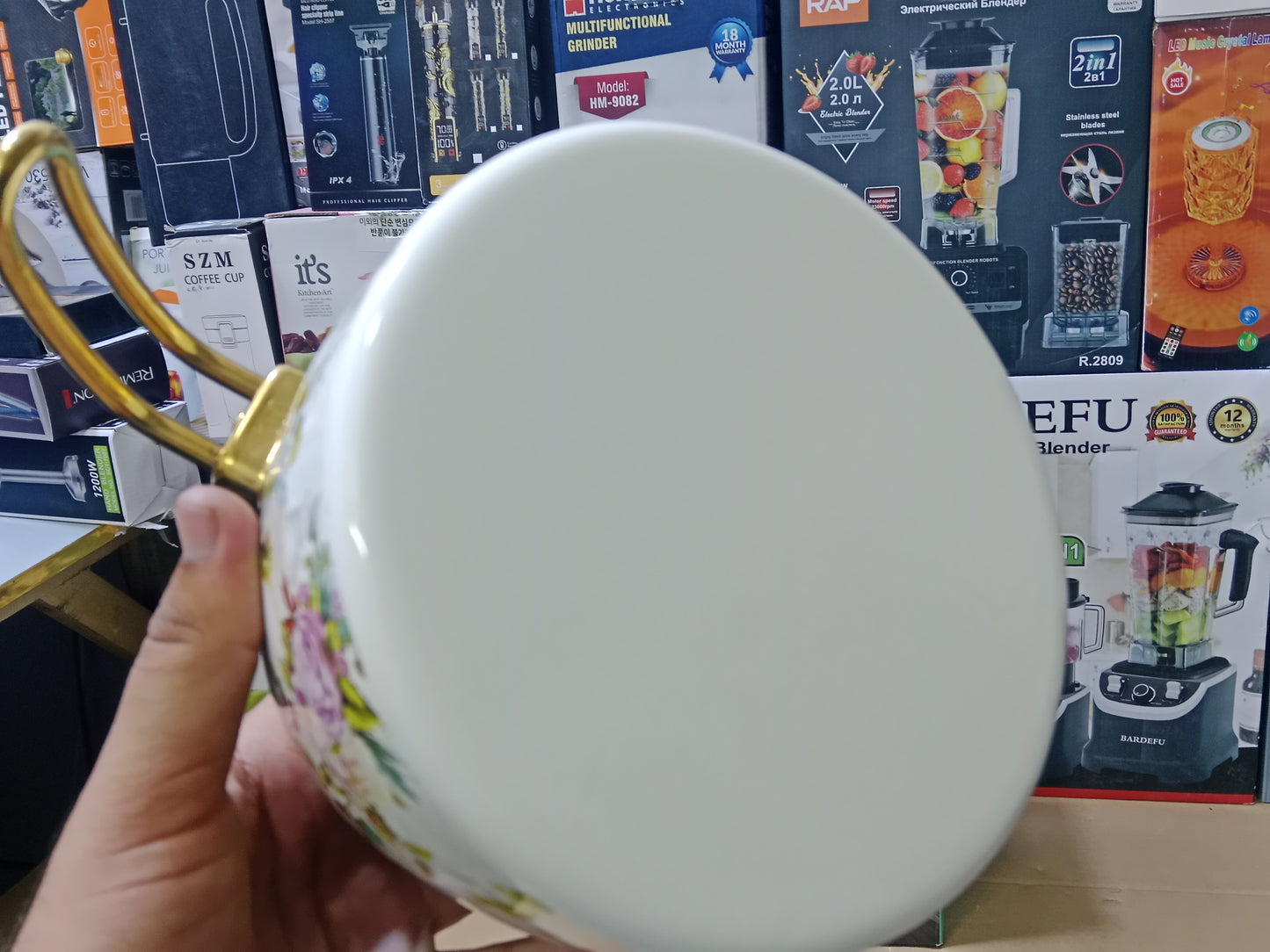 Stylish Enamel Teapot/Kettle 2 pieces