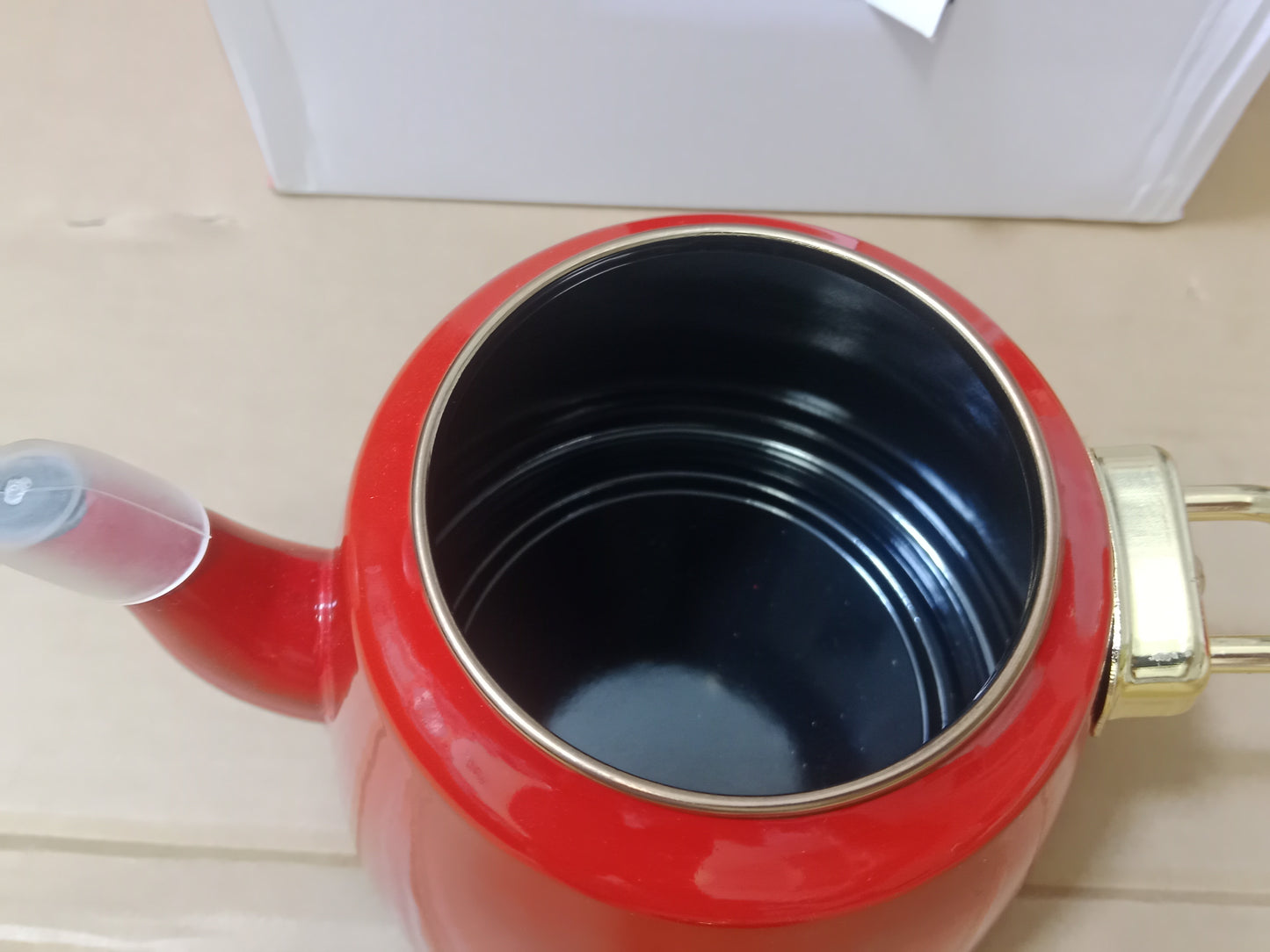 Turkish GuzelEmaye 2pcs Enamel Teapot kettle 1000ml and 2100ml