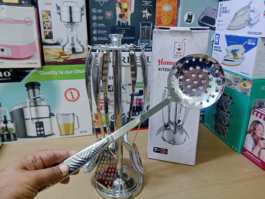 Stainless steel Kitchen Tool Set 7pcs Size 17"