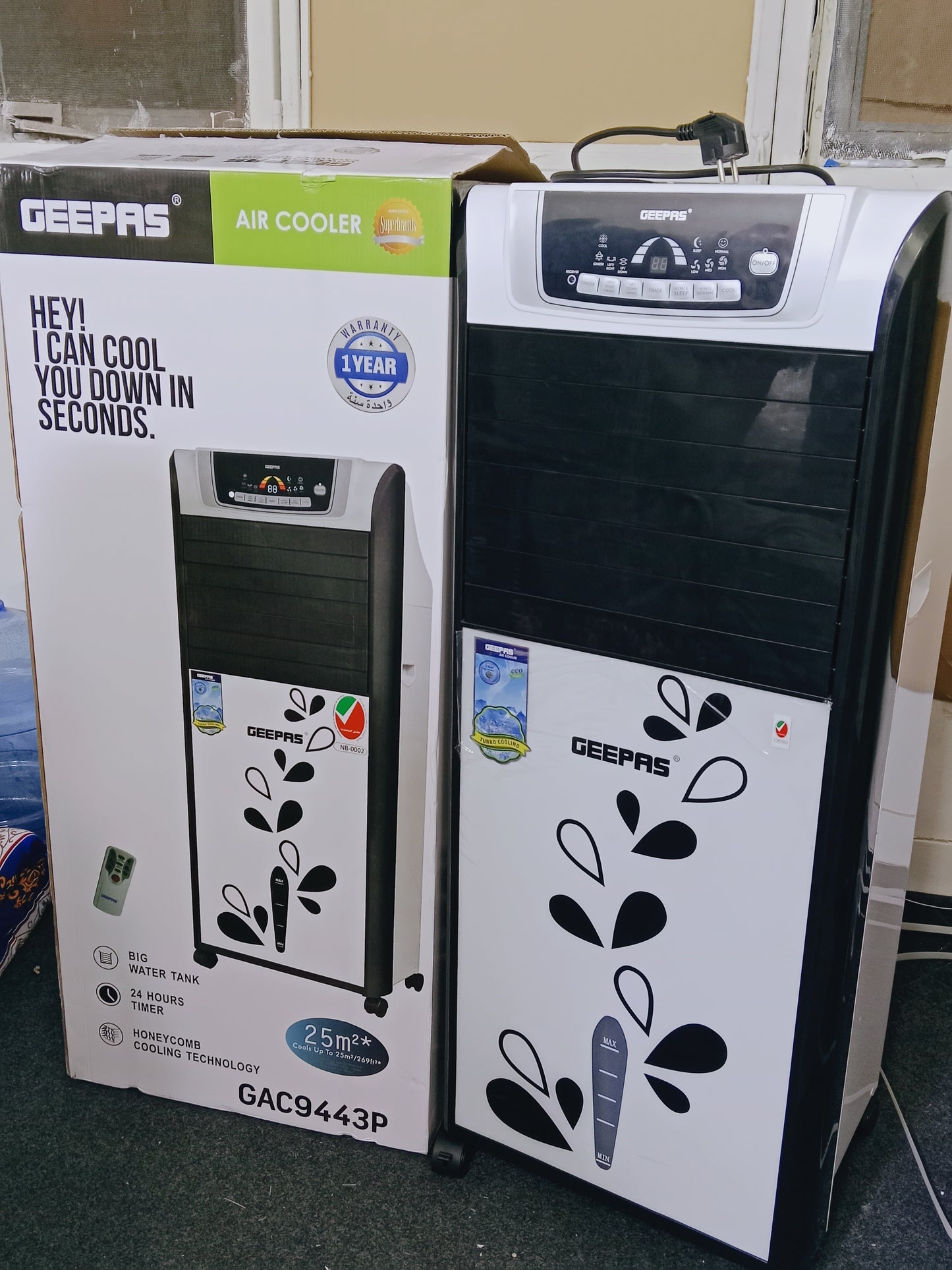 GEEPAS Air Cooler (Model GAC374P)