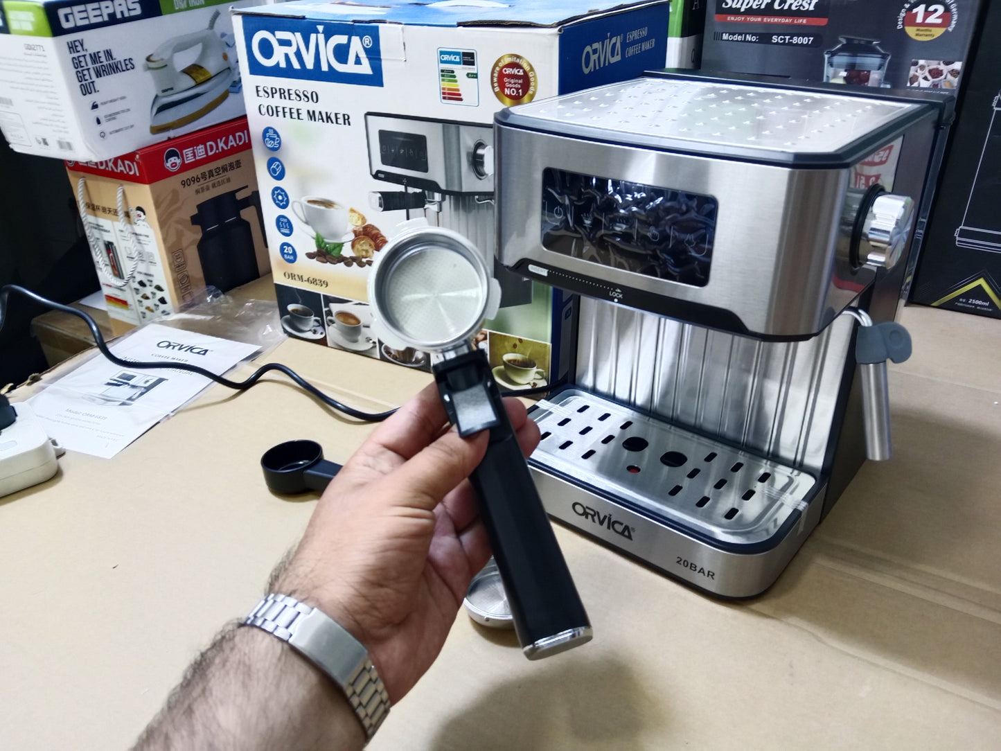 ORVICA Espresso Coffee Maker ORM-6839 20BAR