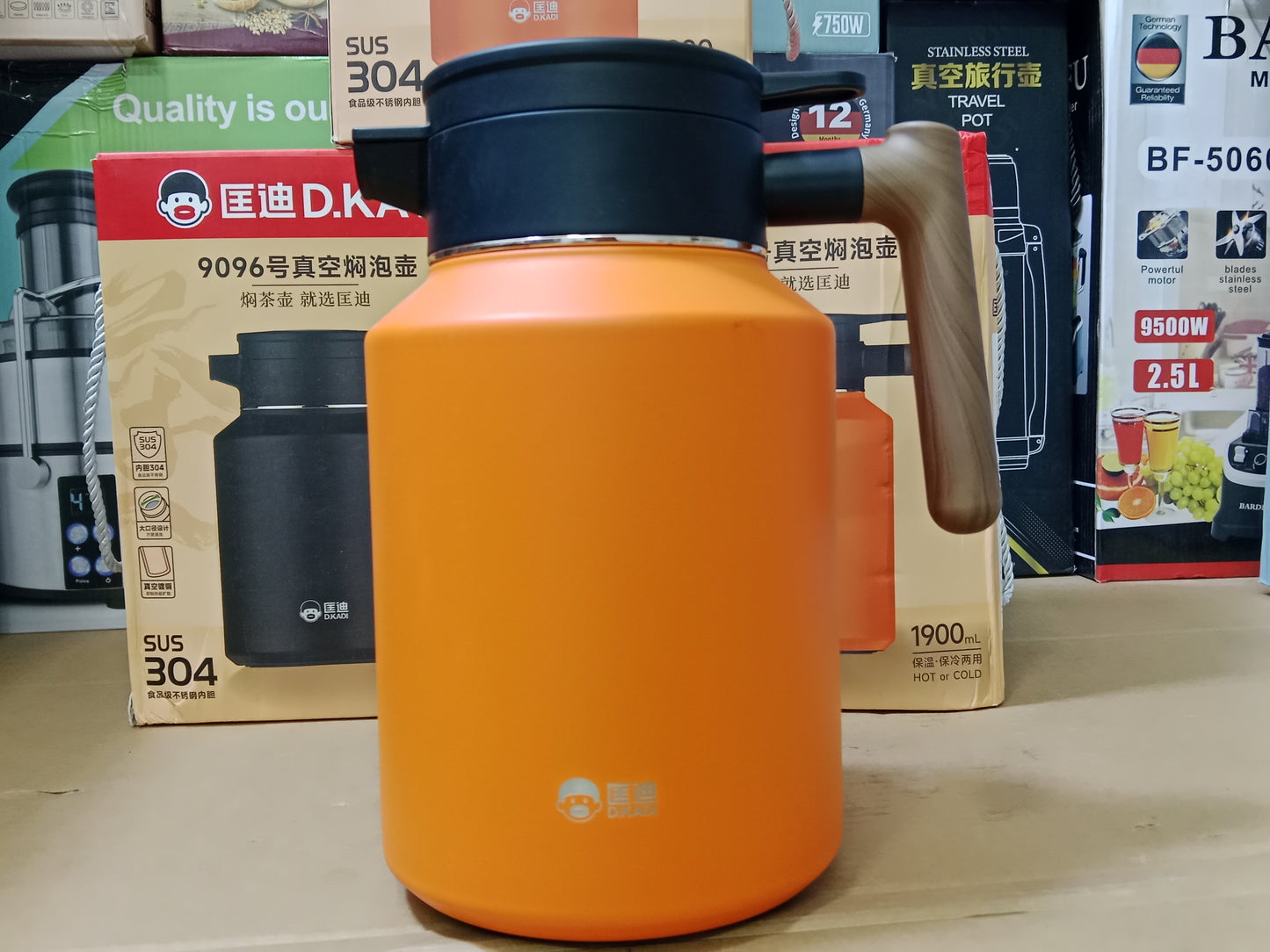 D.KADI Vacuum TEA/Stewing Pot 9096 1900mL