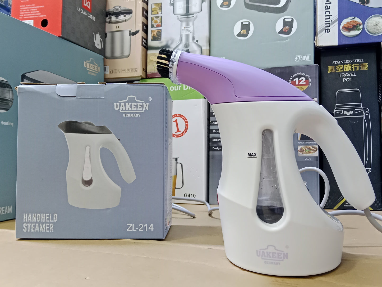 UAKEEN Germany Handleheld Steamer+ Kettle for Boiling ZL-214