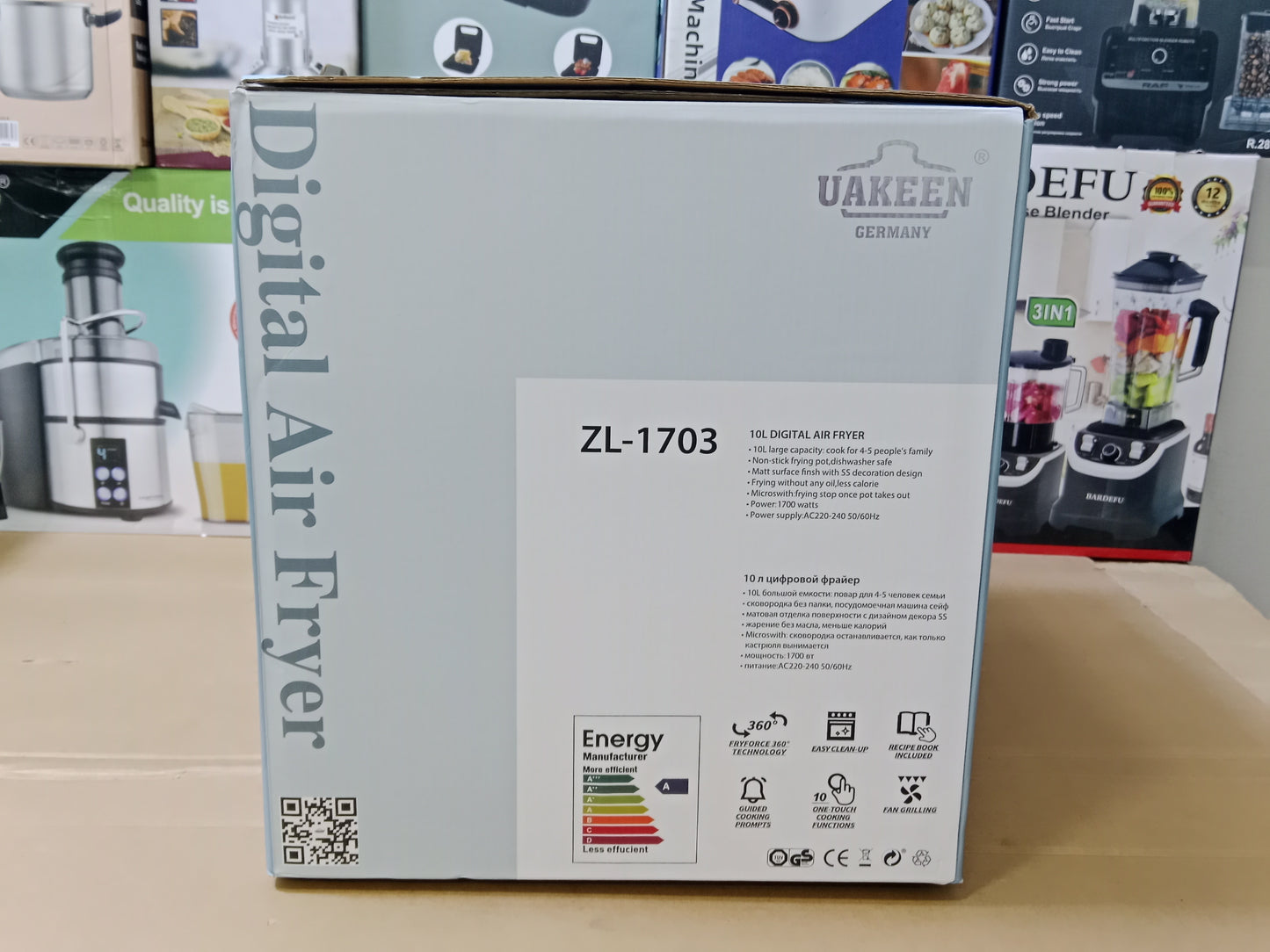 UAKEEN Digital Air Fryer ZL-1703