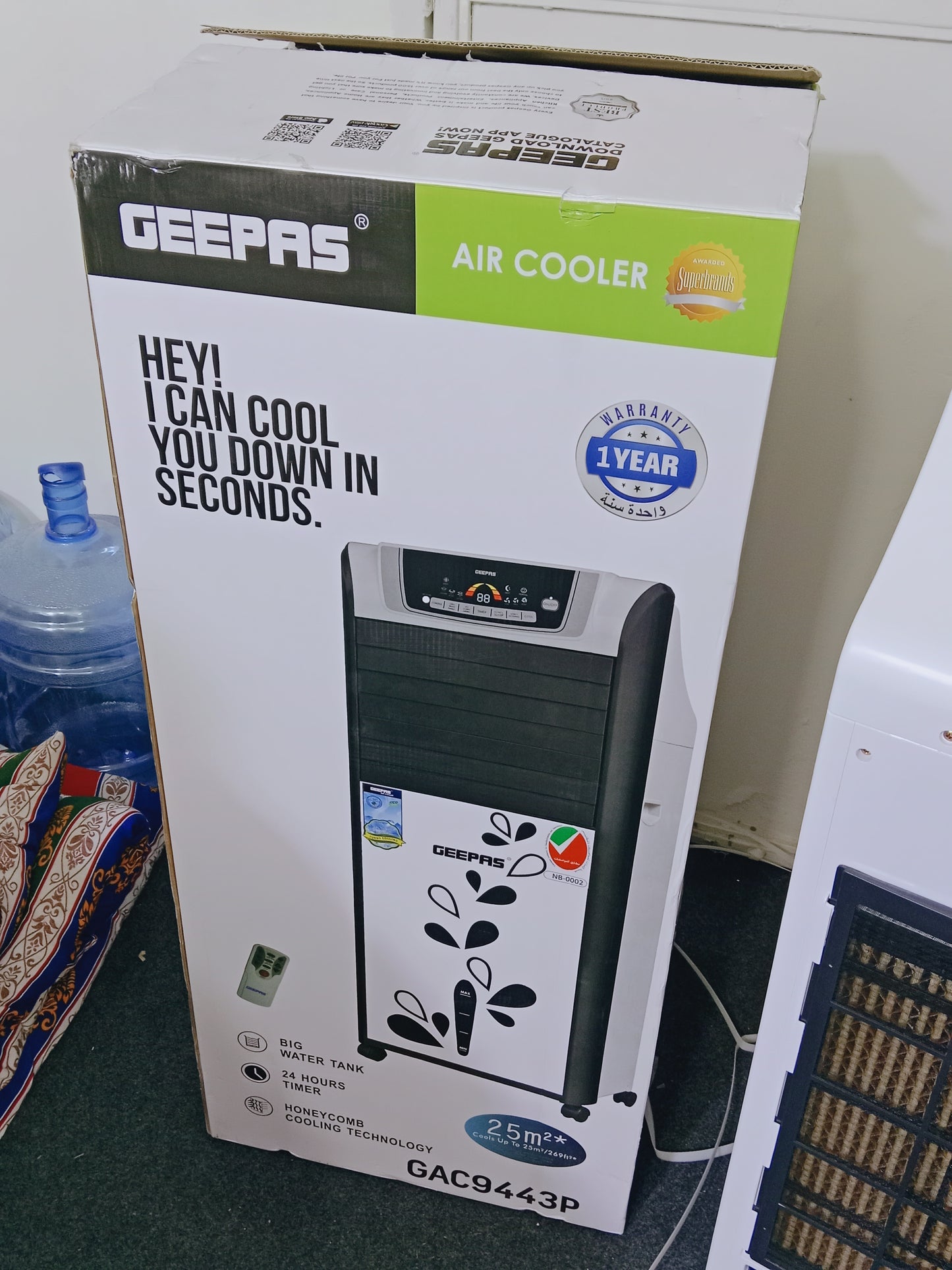 GEEPAS Air Cooler (Model GAC374P)