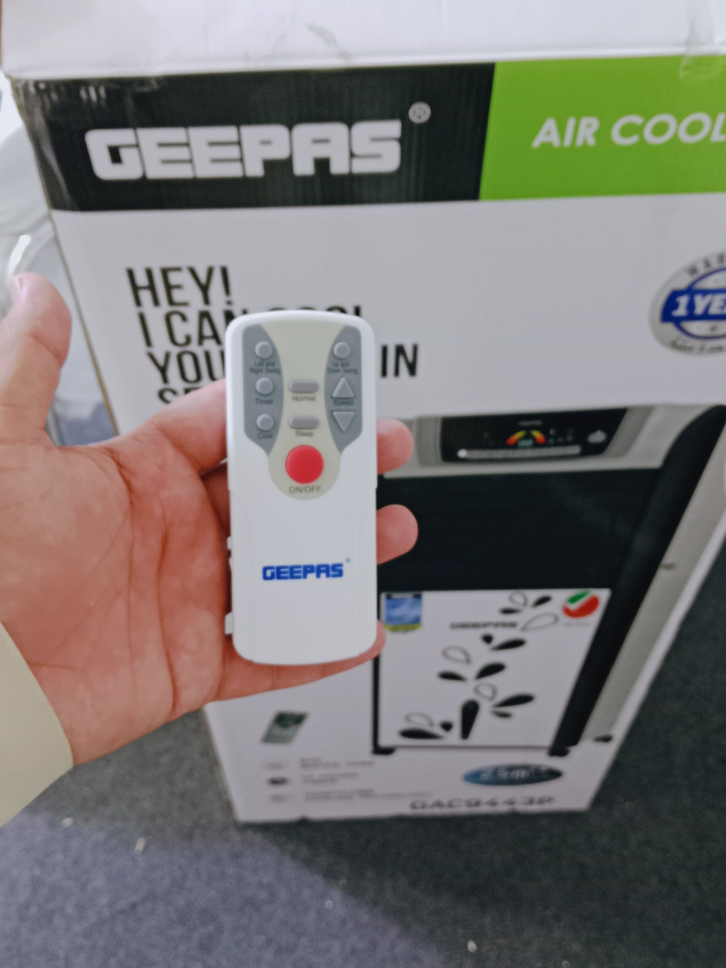 GEEPAS Air Cooler (Model GAC374P)